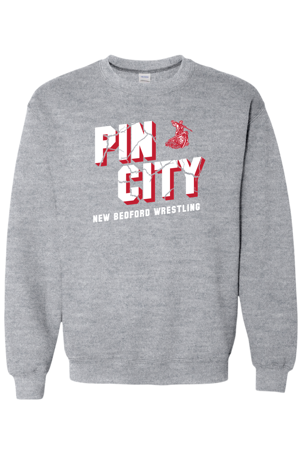New Bedford Wrestling DTF Heavy Blend Crewneck Sweatshirt