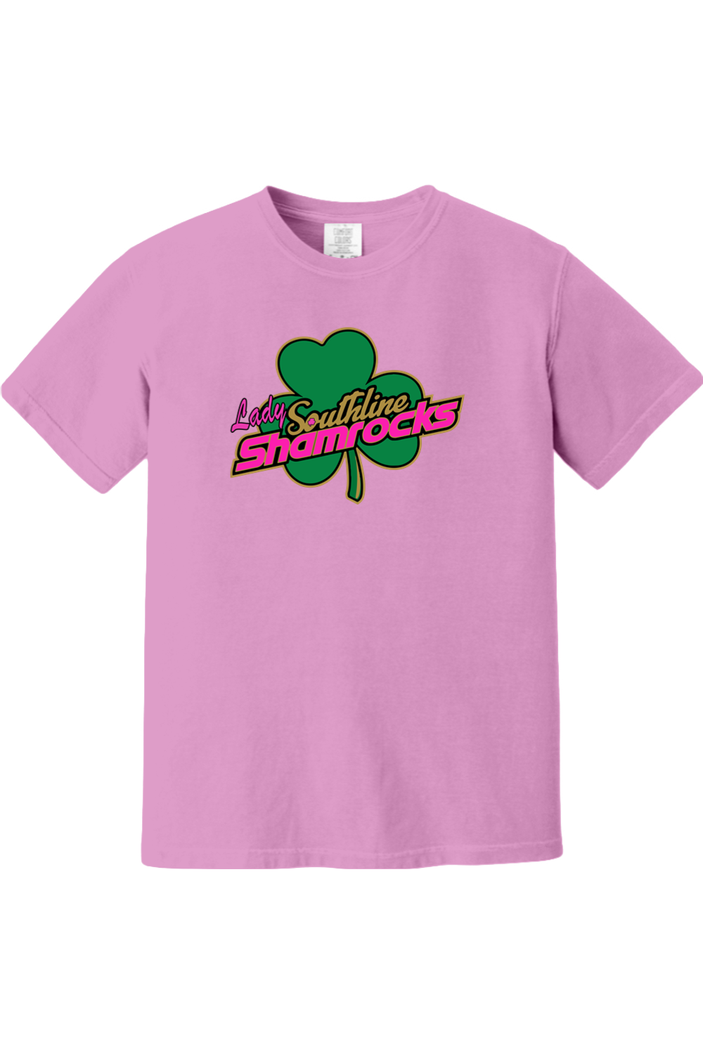Shamrocks Softball Comfort Colors Ringspun Short Sleeve Shirt