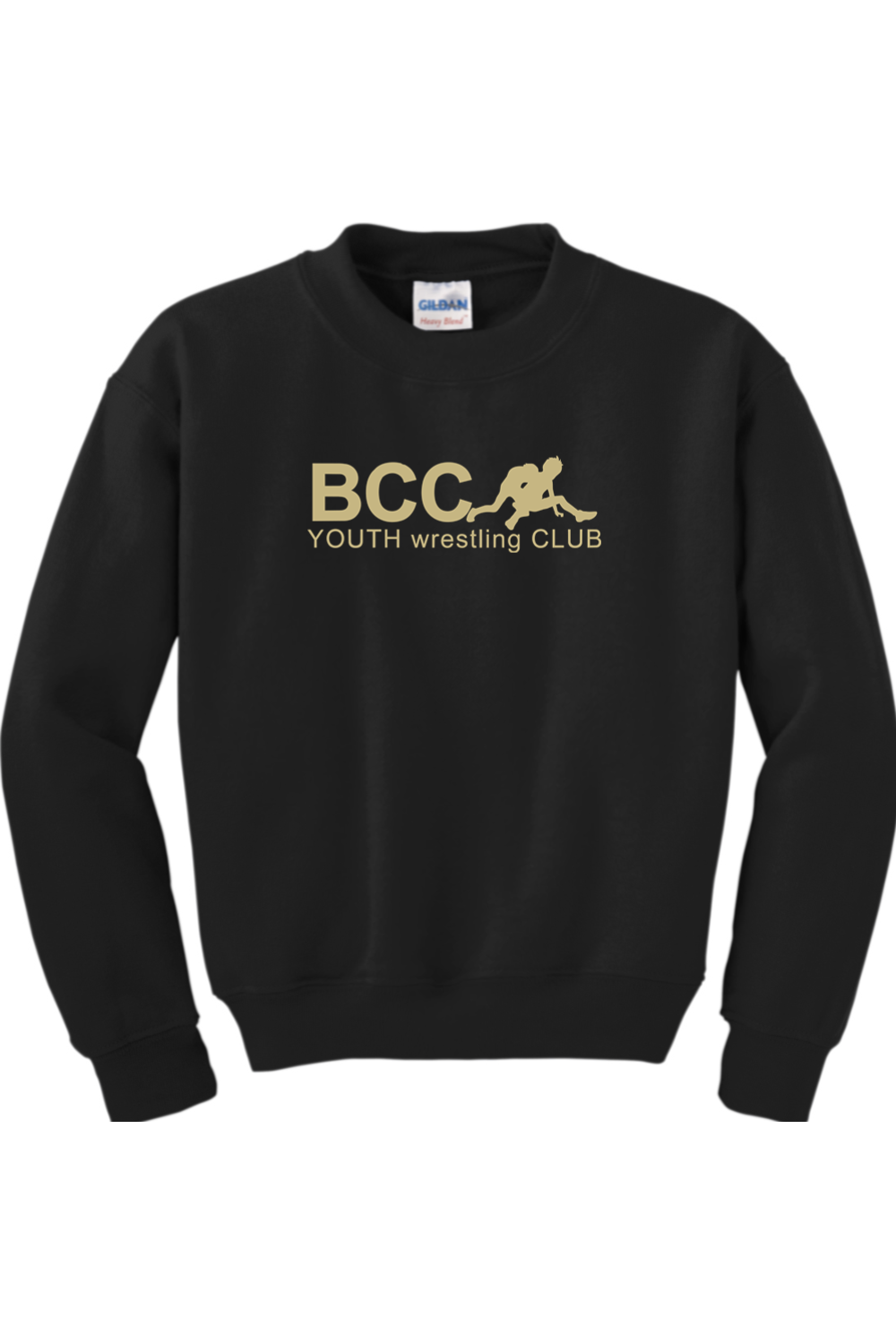 BCC Youth Wrestling YOUTH Heavy Blend Crewneck Sweatshirt