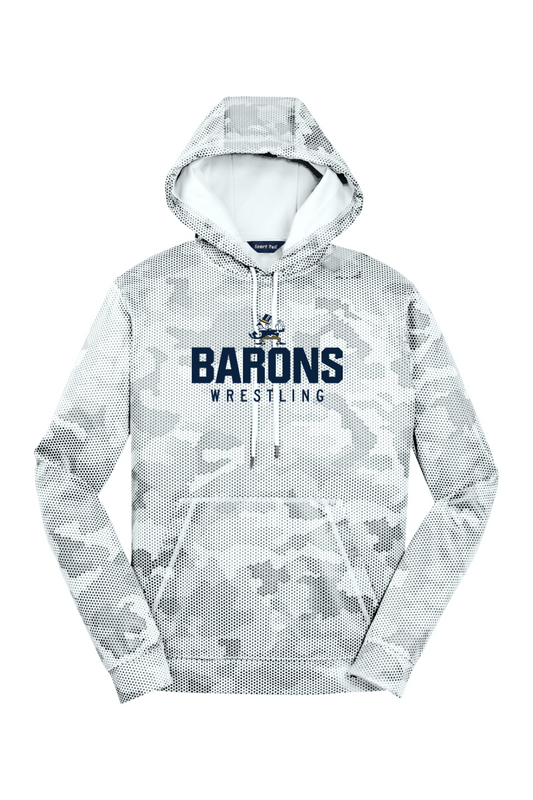 B-CC Wrestling DTF CamoHex Fleece Hooded Pullover