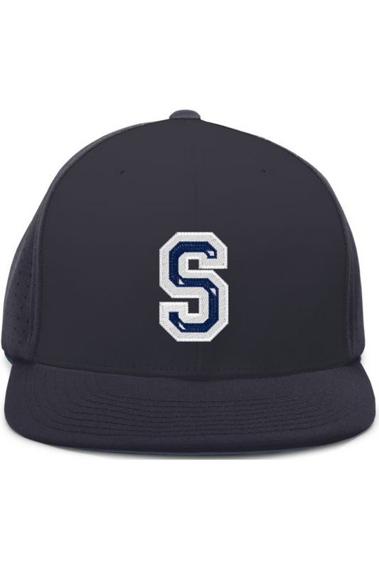 Sluggers Sports Academy Perforated Performance Flexfit Cap
