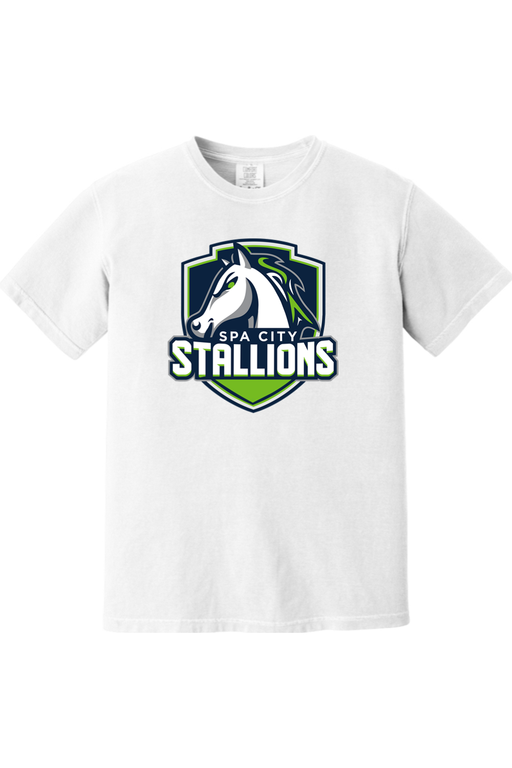Spa City Stallions DTF Comfort Colors Ringspun Short Sleeve Shirt