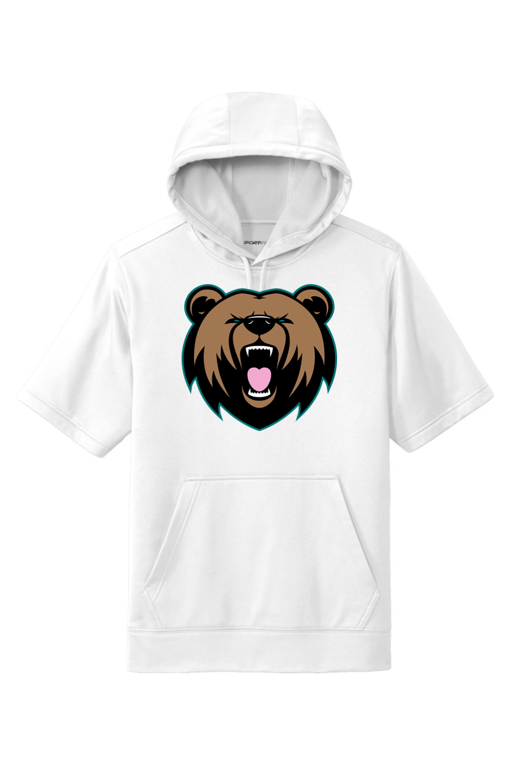 Grizzly's Baseball Fleece Short Sleeve Hooded Pullover