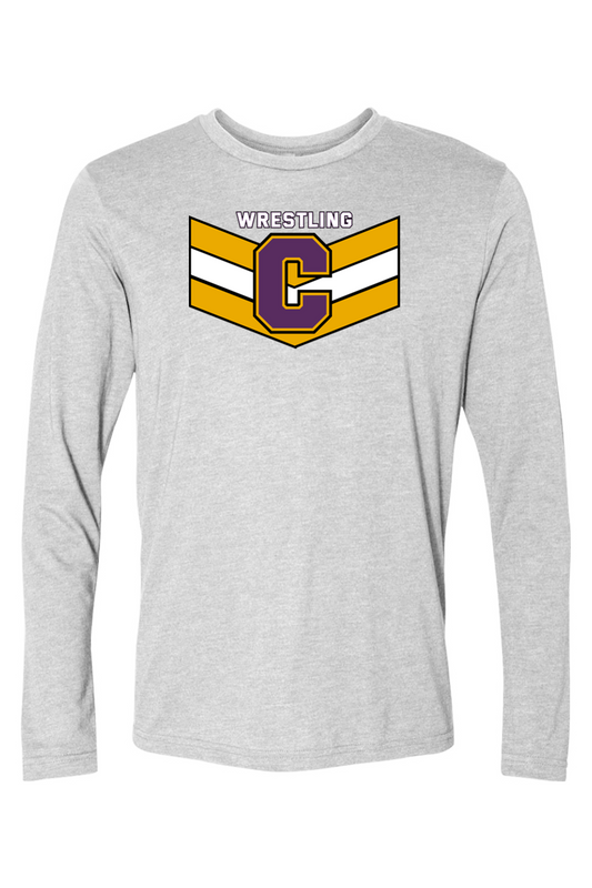 Caro Wrestling DTF Triblend Long Sleeve Crew