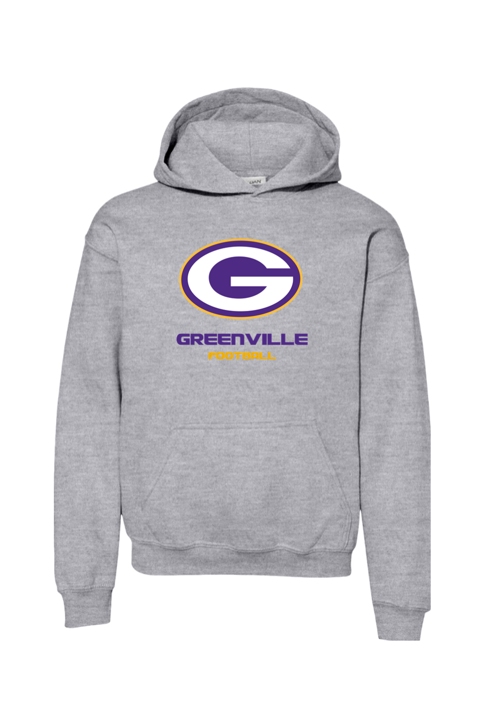 Greenville Football Youth Heavy Blend Hooded Sweatshirt