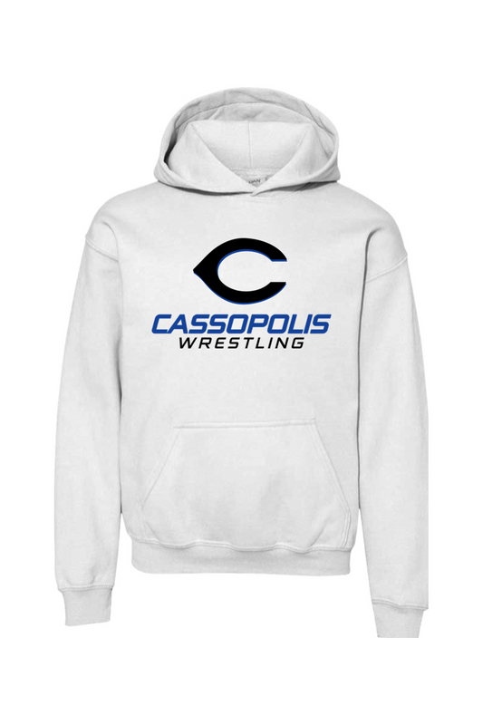 Cassopolis Wrestling DTF Youth Heavy Blend Hooded Sweatshirt