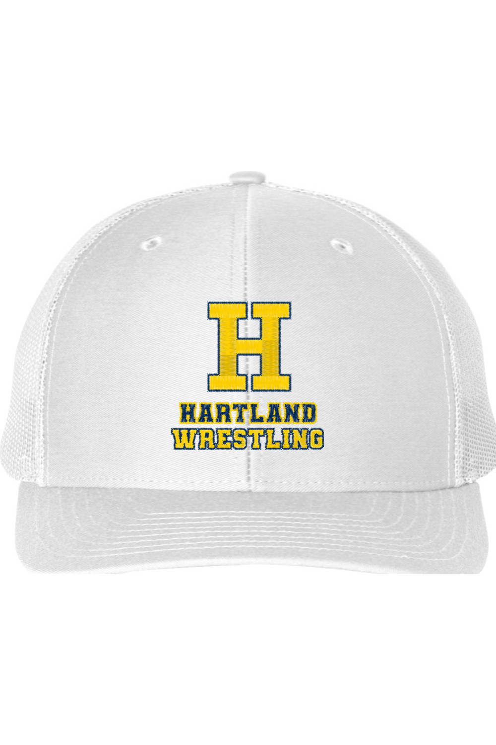 Hartland Wrestling Embroidered Snapback Trucker Cap