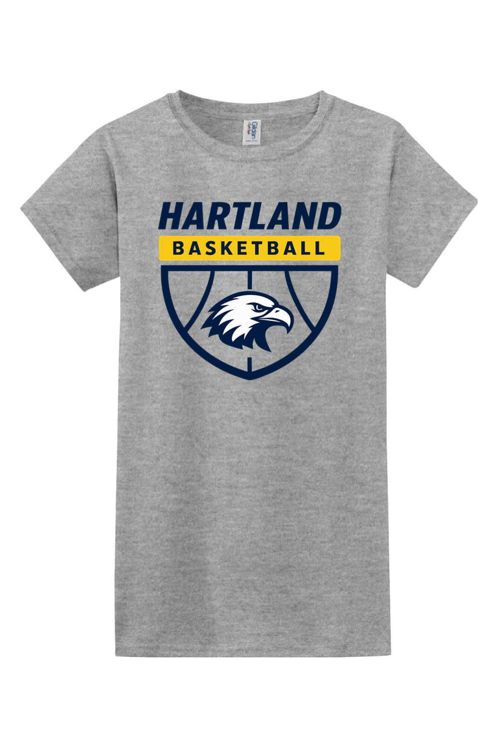 Hartland Basketball Softstyle Ladies' T-Shirt