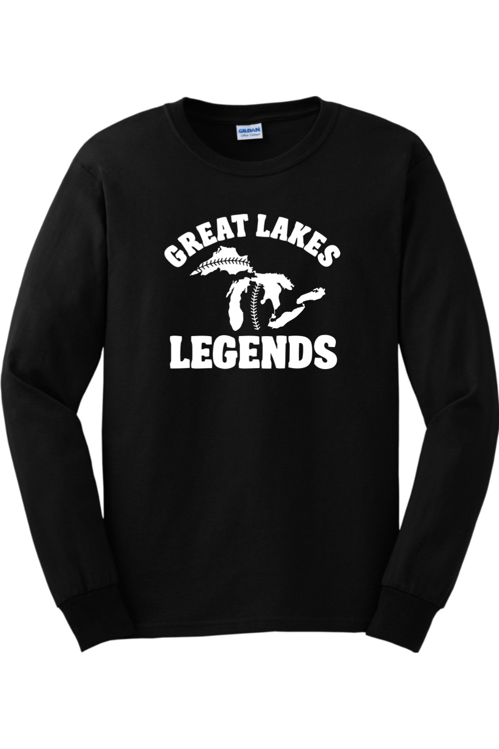 Great Lakes Legends Ultra Cotton Cotton Long Sleeve T-Shirt