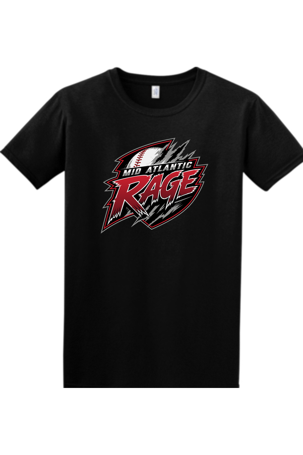 Rage Baseball DTF Softstyle T-Shirt