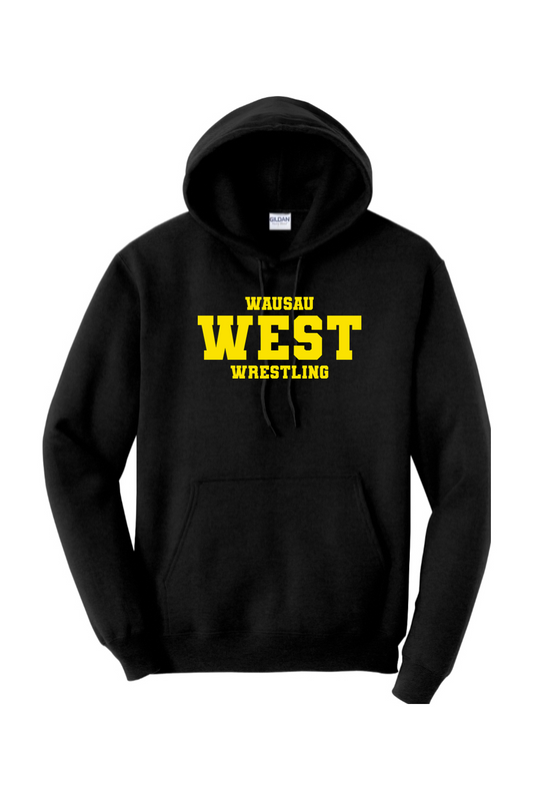 Wausau West Wrestling DTF Blend Hooded Sweatshirt