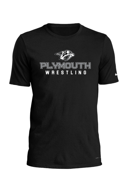 Plymouth Wrestling Nike Dri-FIT Cotton/Poly Tee