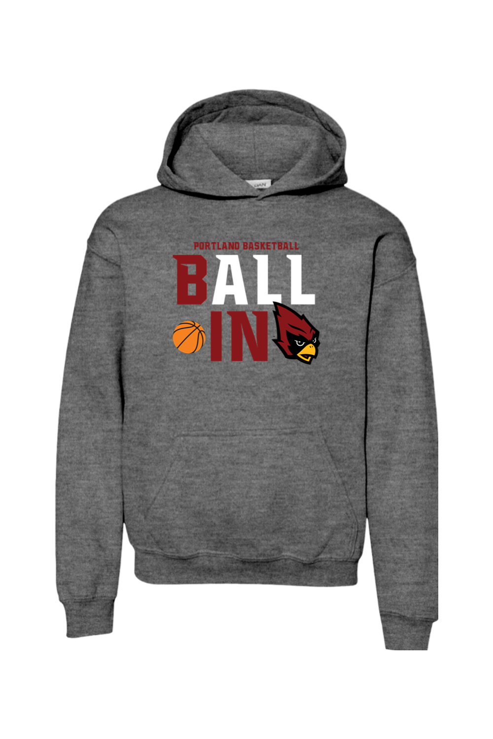 Portland Raider Basketball Youth Heavy Blend Hooded Sweatshirt