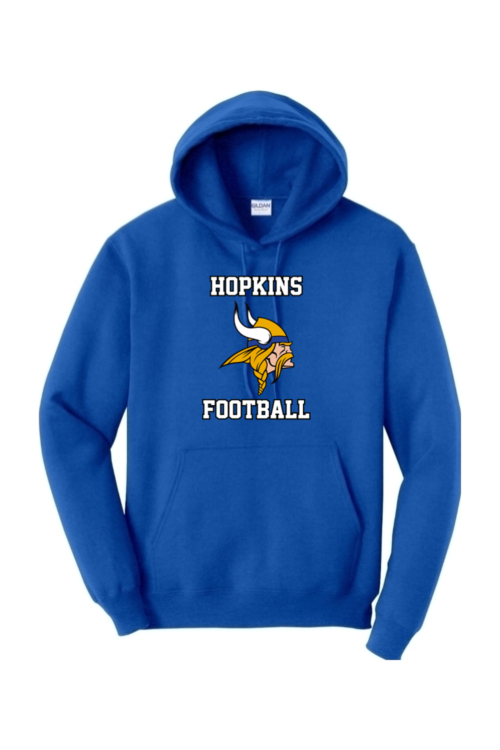 Hopkins Football DTF Heavy Blend Hooded Sweatshirt