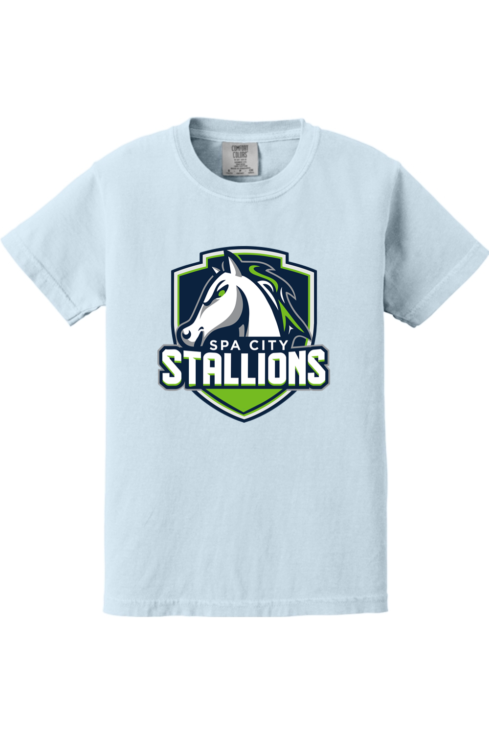Spa City Stallions DTF Comfort Colors Youth Midweight Ring Spun Tee