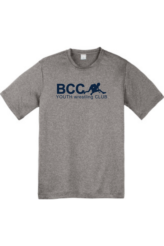 BCC Youth Wrestling YOUTH Heather Contender  Tee