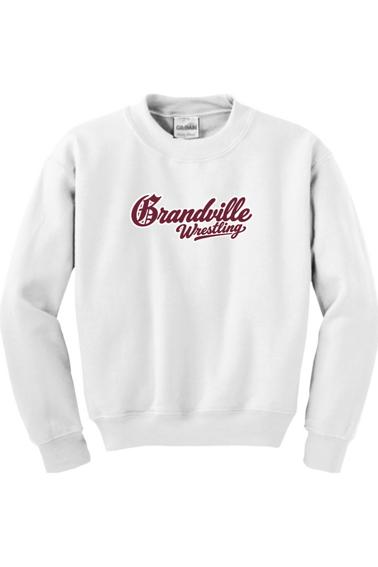 Grandville Wrestling DTF Youth Heavy Blend Crewneck Sweatshirt