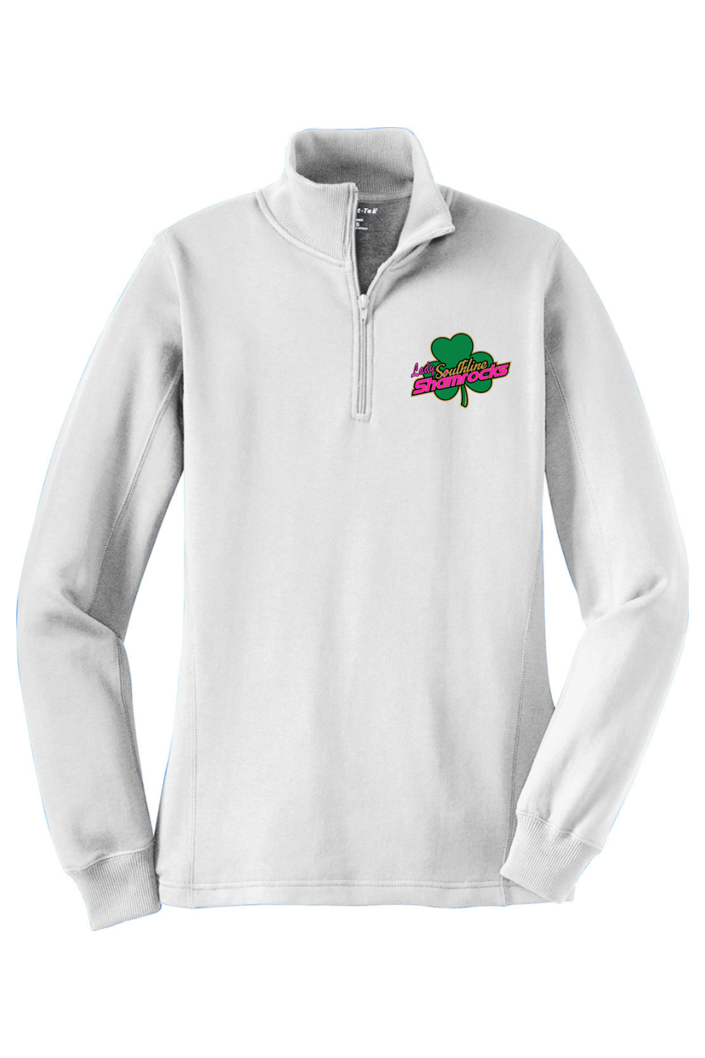 Shamrocks Softball Ladies 1/4-Zip Sweatshirt
