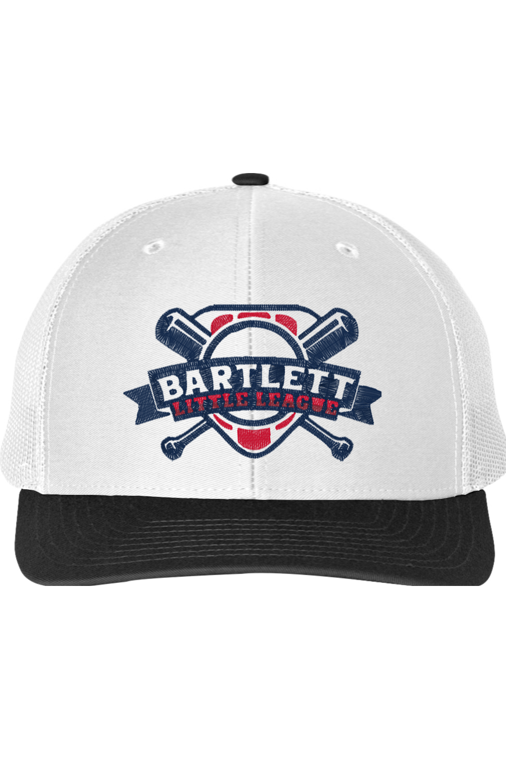 Bartlett Little League Baseball Embroidery Snapback Trucker Cap