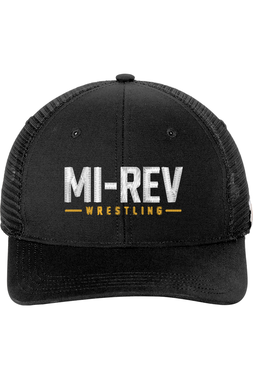 MI-REV Wrestling Embroidered Carhartt Canvas Mesh Back Cap