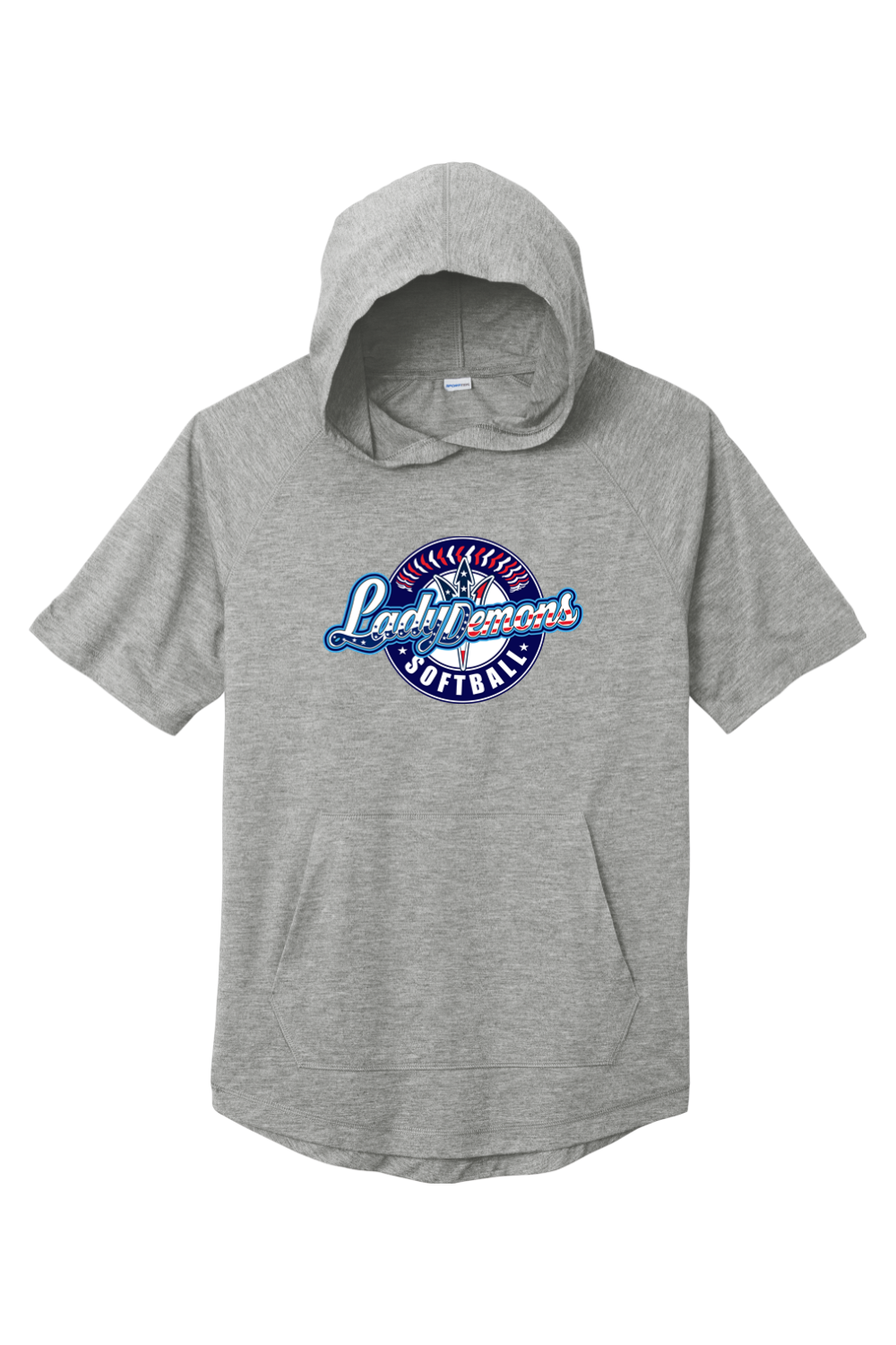 Richmond Lady Demons Tri-Blend Short Sleeve Hoodie