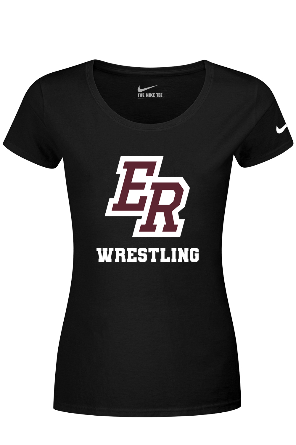 Eaton Rapids Wrestling DTF Nike Ladies Dri-FIT Cotton/Poly Scoop Neck Tee