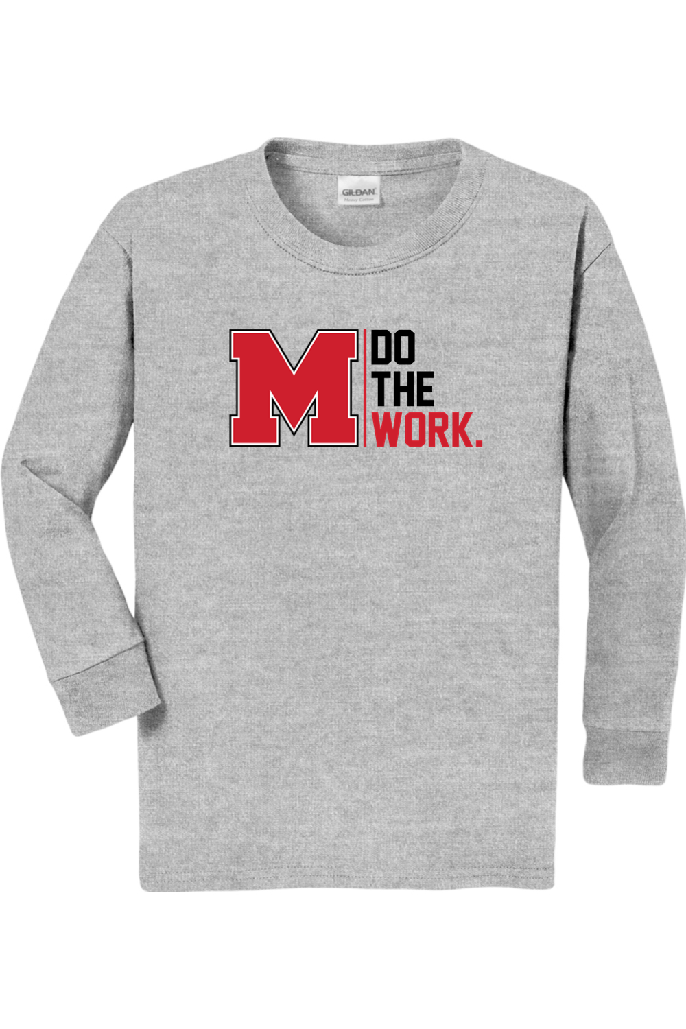 Marshall Redhawks Wrestling DTF Youth Heavy Cotton Long Sleeve T-Shirt