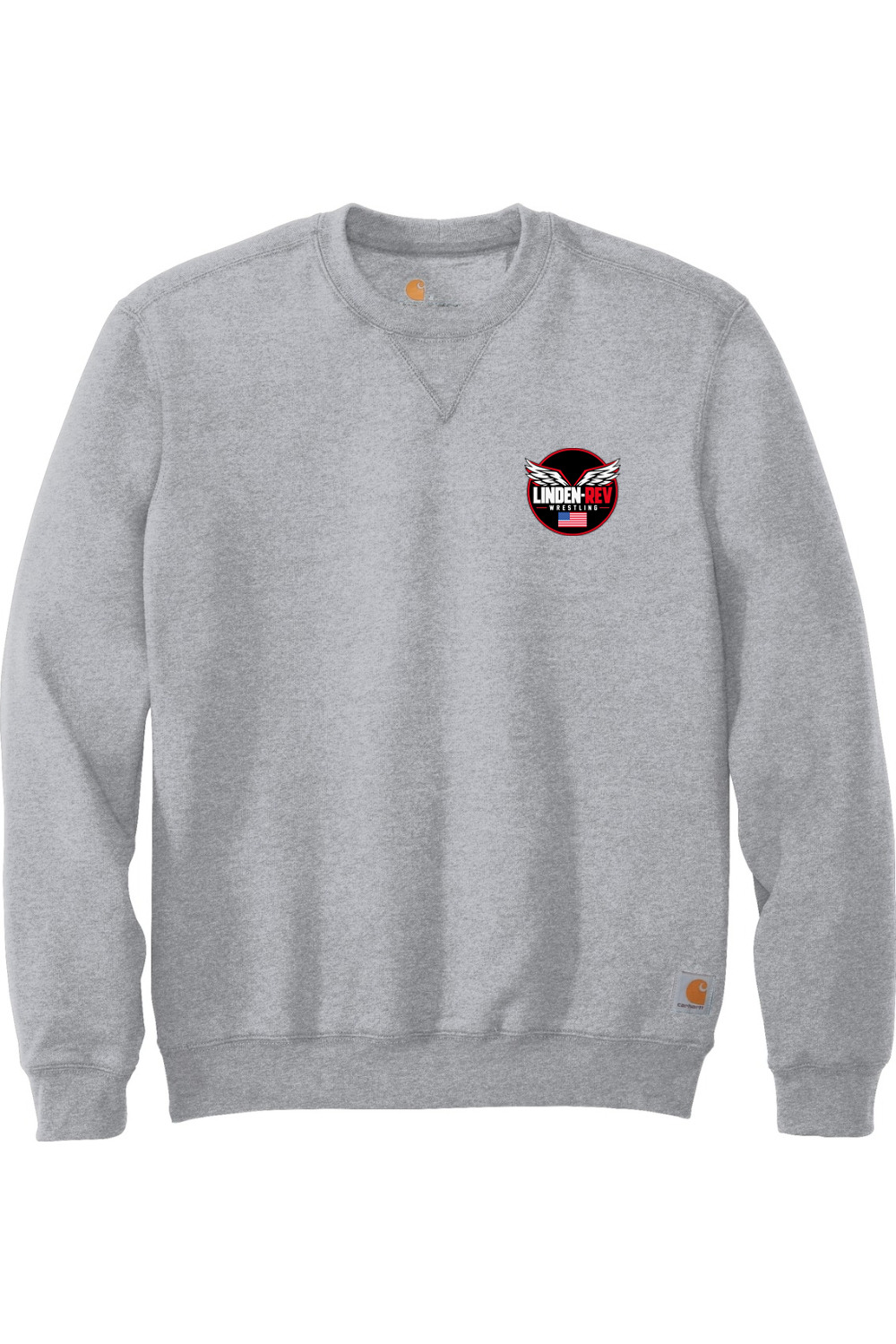 Linden Rev Wrestling DTF Carhartt Midweight Crewneck Sweatshirt