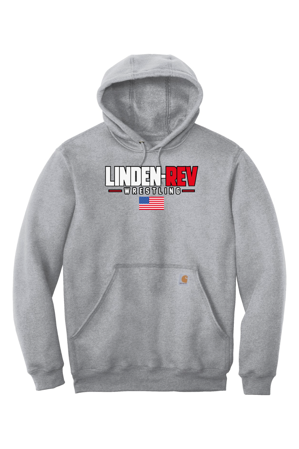 Linden Rev Wrestling DTF Carhartt Midweight Hooded Sweatshirt