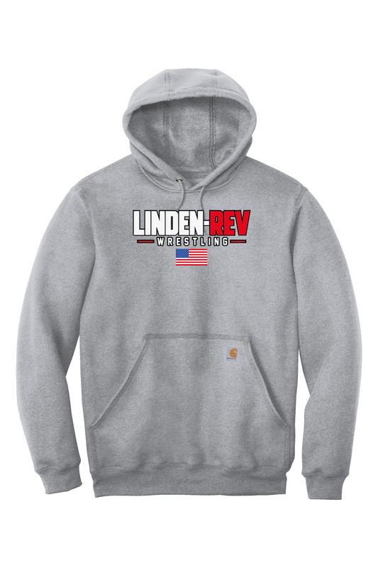 Linden Rev Wrestling DTF Carhartt Midweight Hooded Sweatshirt
