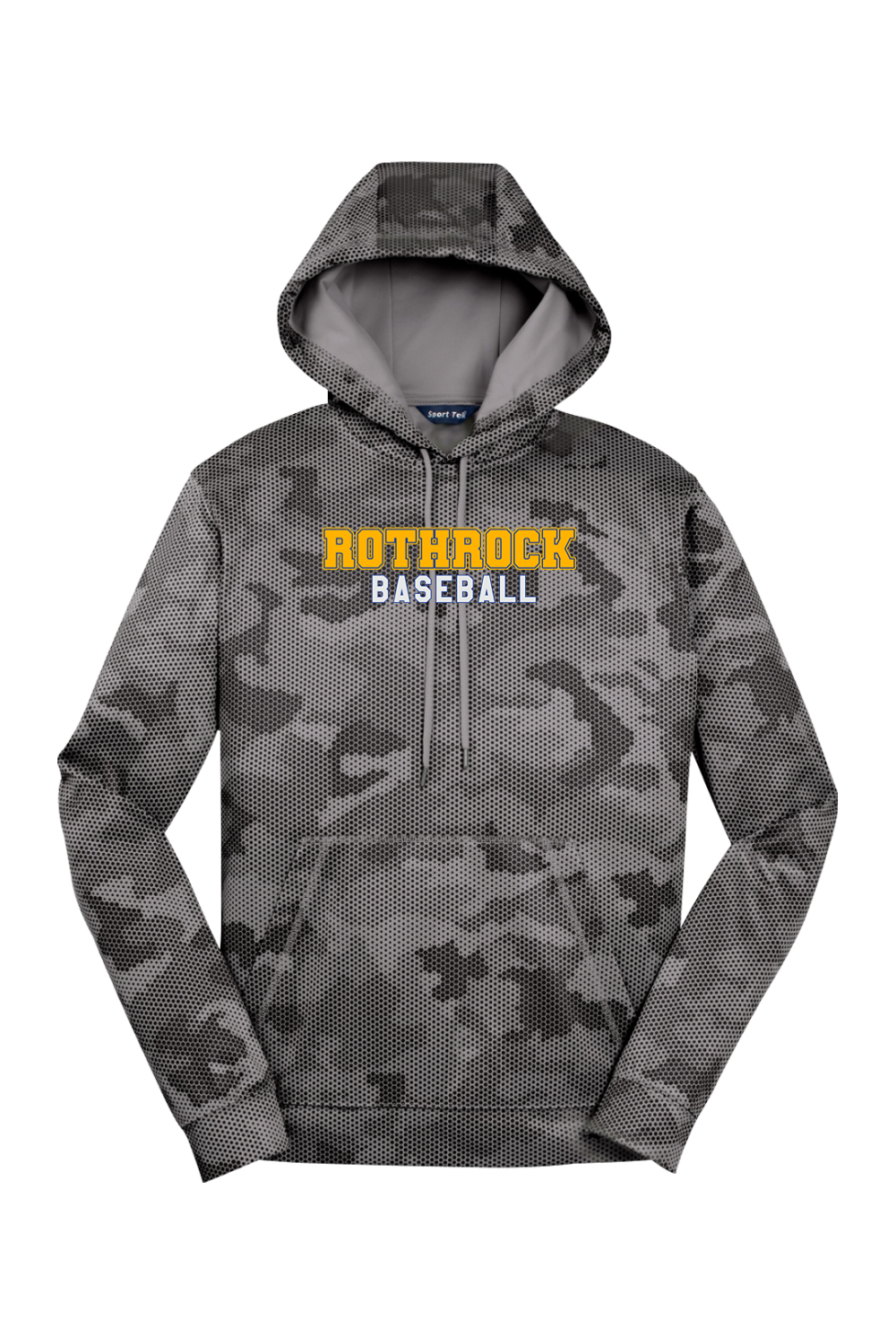 Rothrock Baseball CamoHex Fleece Hooded Pullover