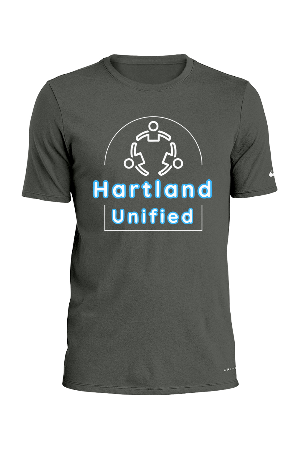 Hartland Unified Nike Dri-FIT Cotton/Poly Tee