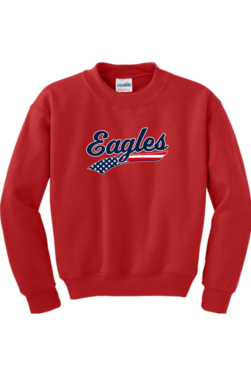 Watervliet Eagles Baseball DTF Youth Heavy Blend Crewneck Sweatshirt