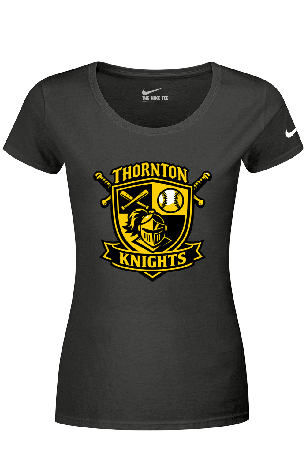 Thornton Knights Nike Ladies Dri-FIT Cotton/Poly Scoop Neck Tee