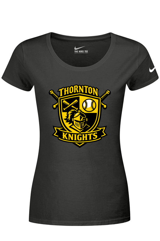 Thornton Knights Nike Ladies Dri-FIT Cotton/Poly Scoop Neck Tee