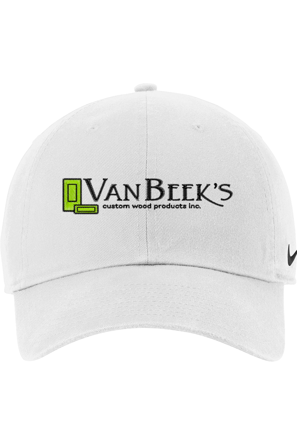 Vanbeek's Embroidered Nike Heritage Cotton Twill Cap
