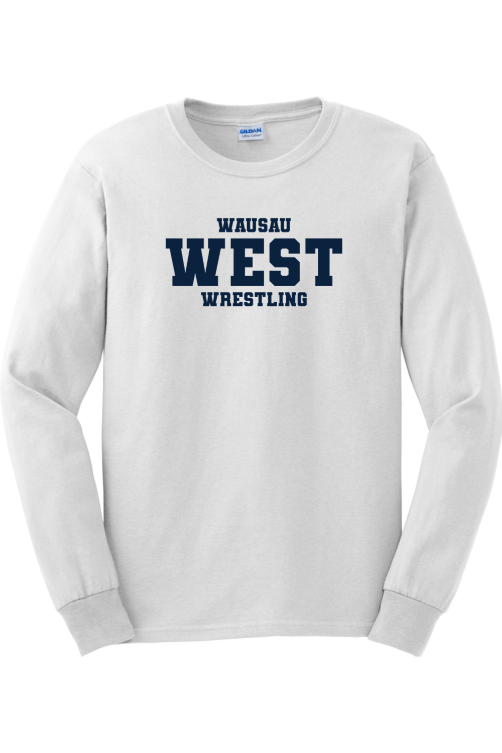 Wausau West Wrestling DTF Cotton Long Sleeve T-Shirt