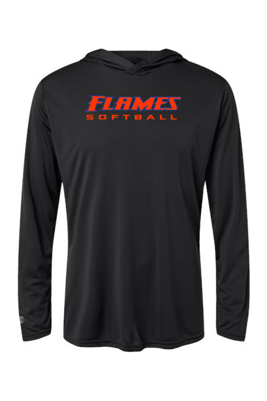 Flames MI Softball DTF Momentum Hooded Long Sleeve T-Shirt