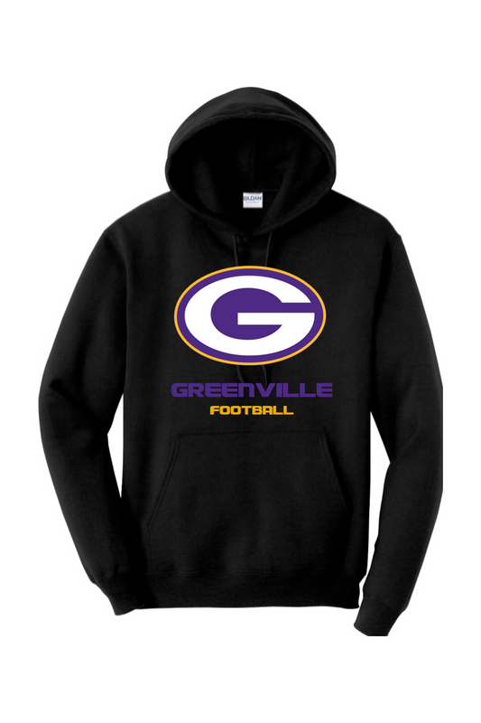 Greenville Football Heavy Blend Hooded Sweatshirt