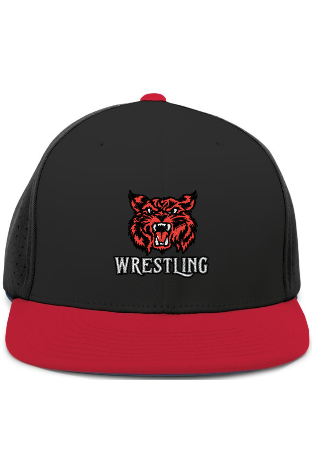 Grand Blanc Wrestling Embroidered Pacific Headwear Perforated F3 Performance Flexfit Cap (Fulfill)