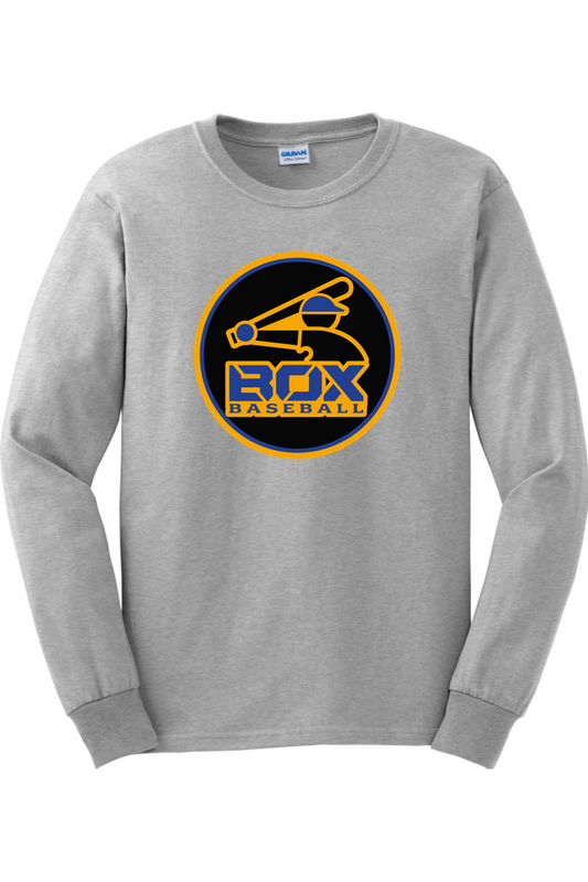 Jet Box Baseball DTF Cotton Long Sleeve T-Shirt
