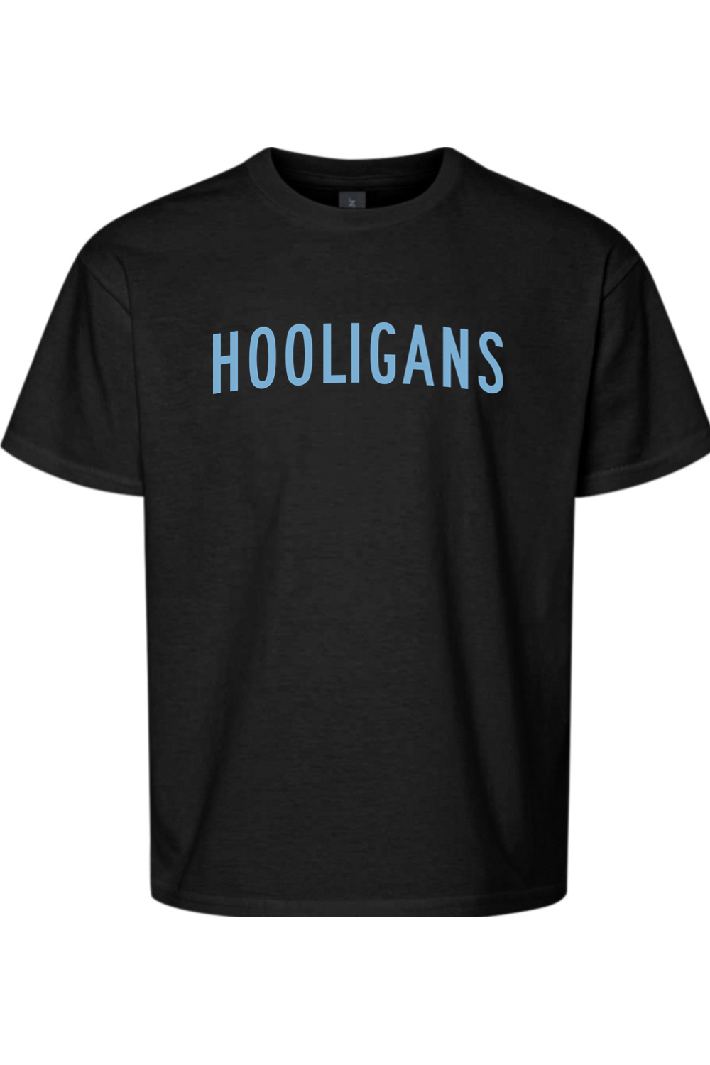 Hooligans Baseball Youth Softstyle T-Shirt Shoulder Logo