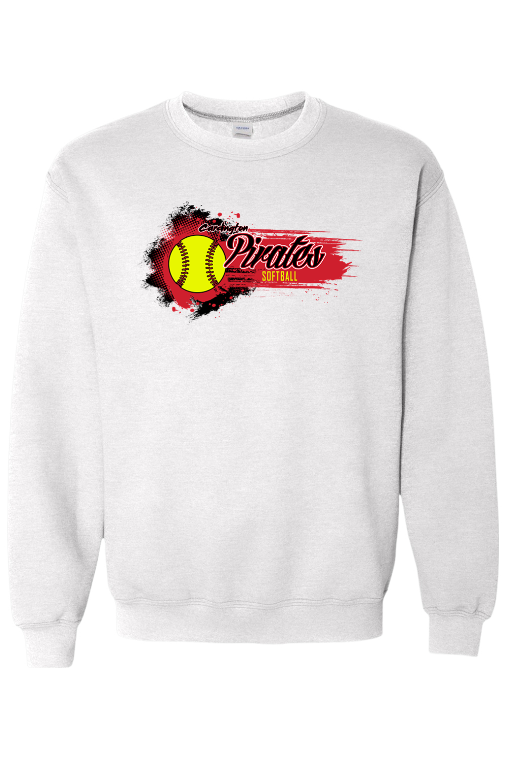 Cardington Pirates Softball DTF Heavy Blend Crewneck Sweatshirt