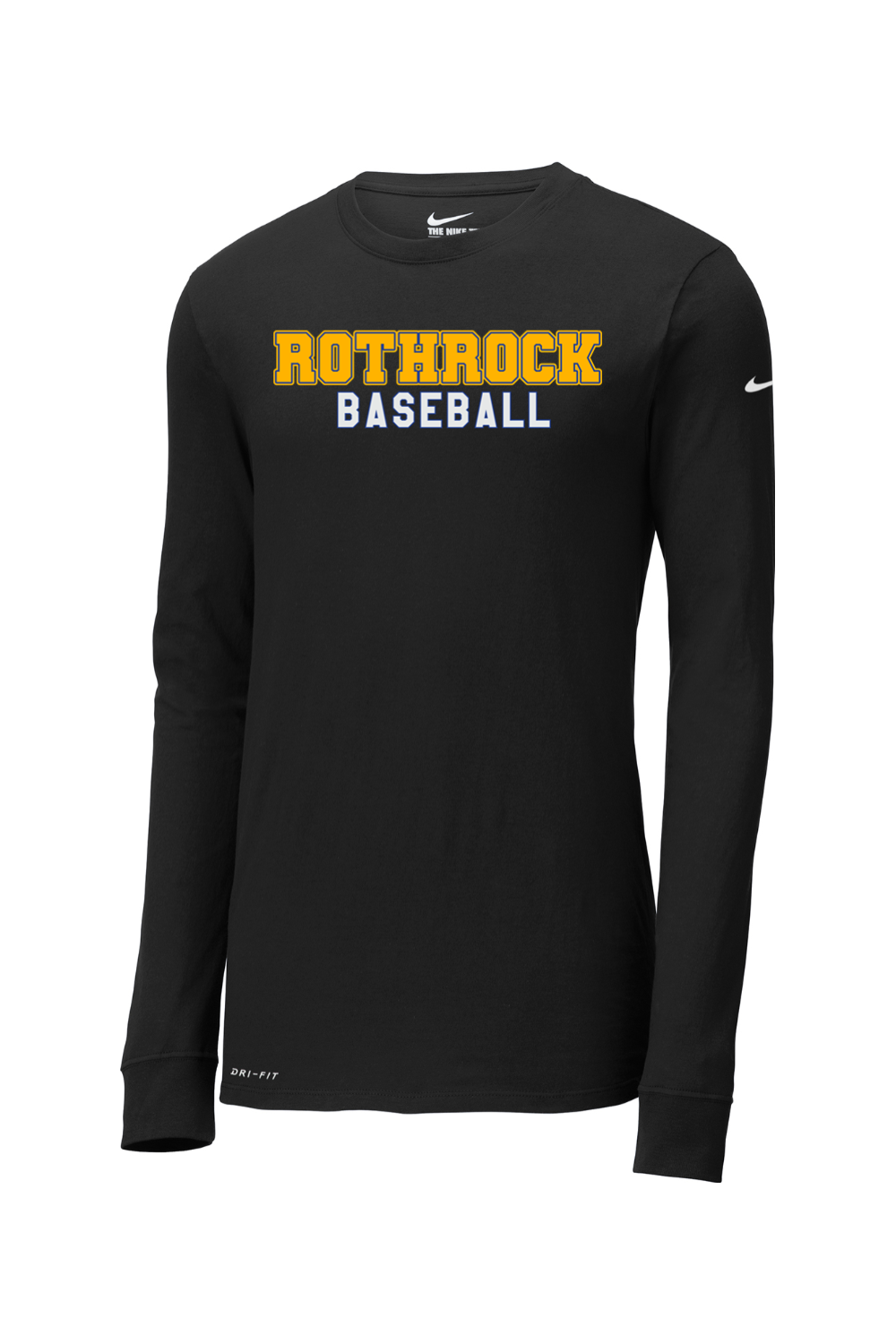 Rothrock Baseball Nike Dri-FIT Cotton/Poly Long Sleeve Tee