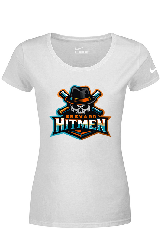 Brevard Hitmen DTF Nike Ladies Dri-FIT Cotton/Poly Scoop Neck Tee