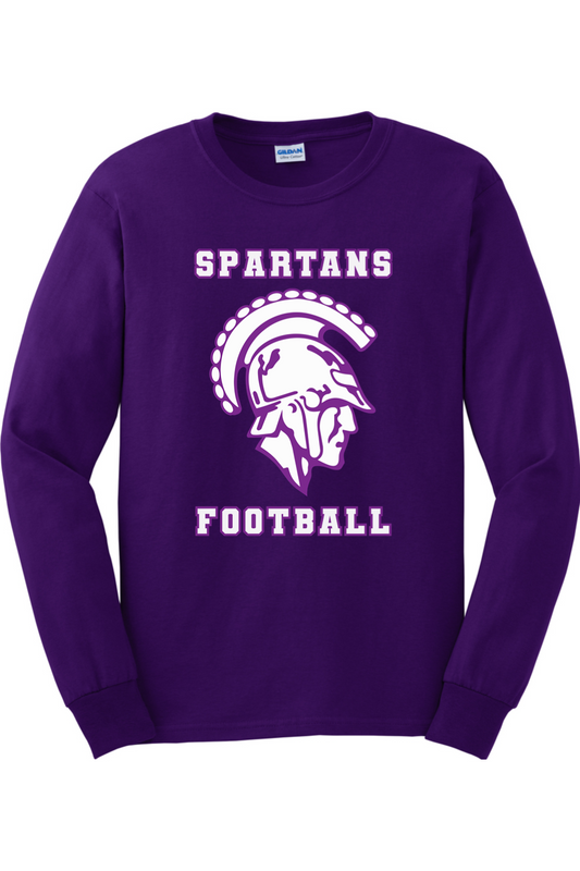 Spartans Football DTF Ultra Cotton Long Sleeve T-Shirt
