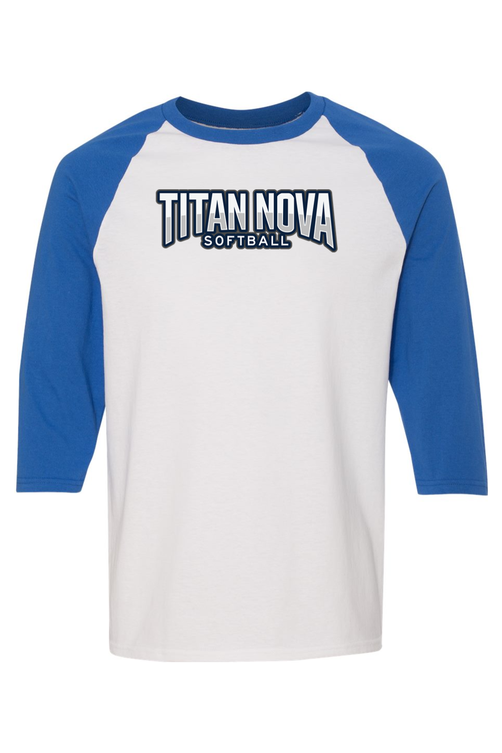 Gildan Heavy Cotton Raglan Three-Quarter Sleeve T-Shirt