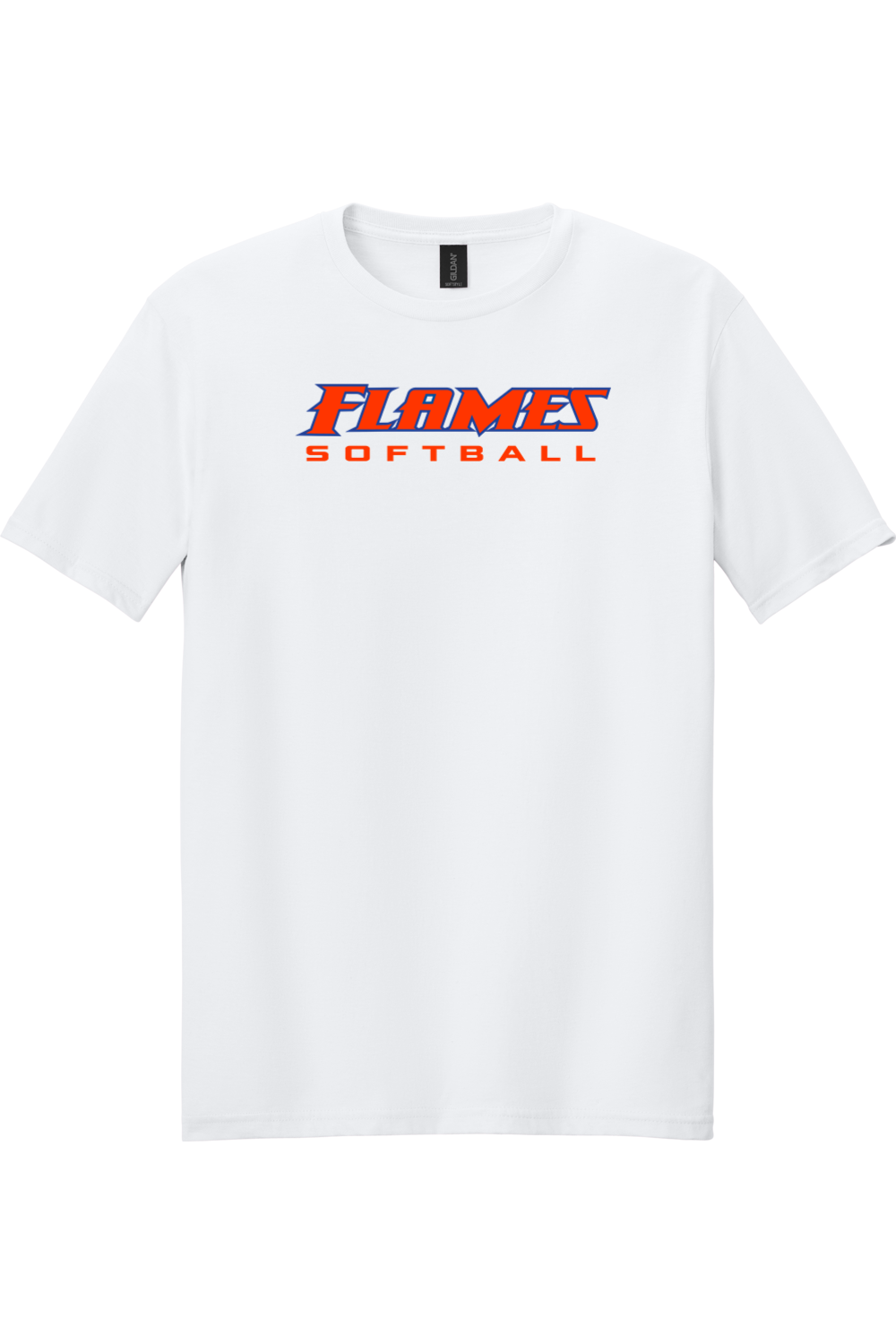 Flames MI Softball DTF Softstyle T-Shirt