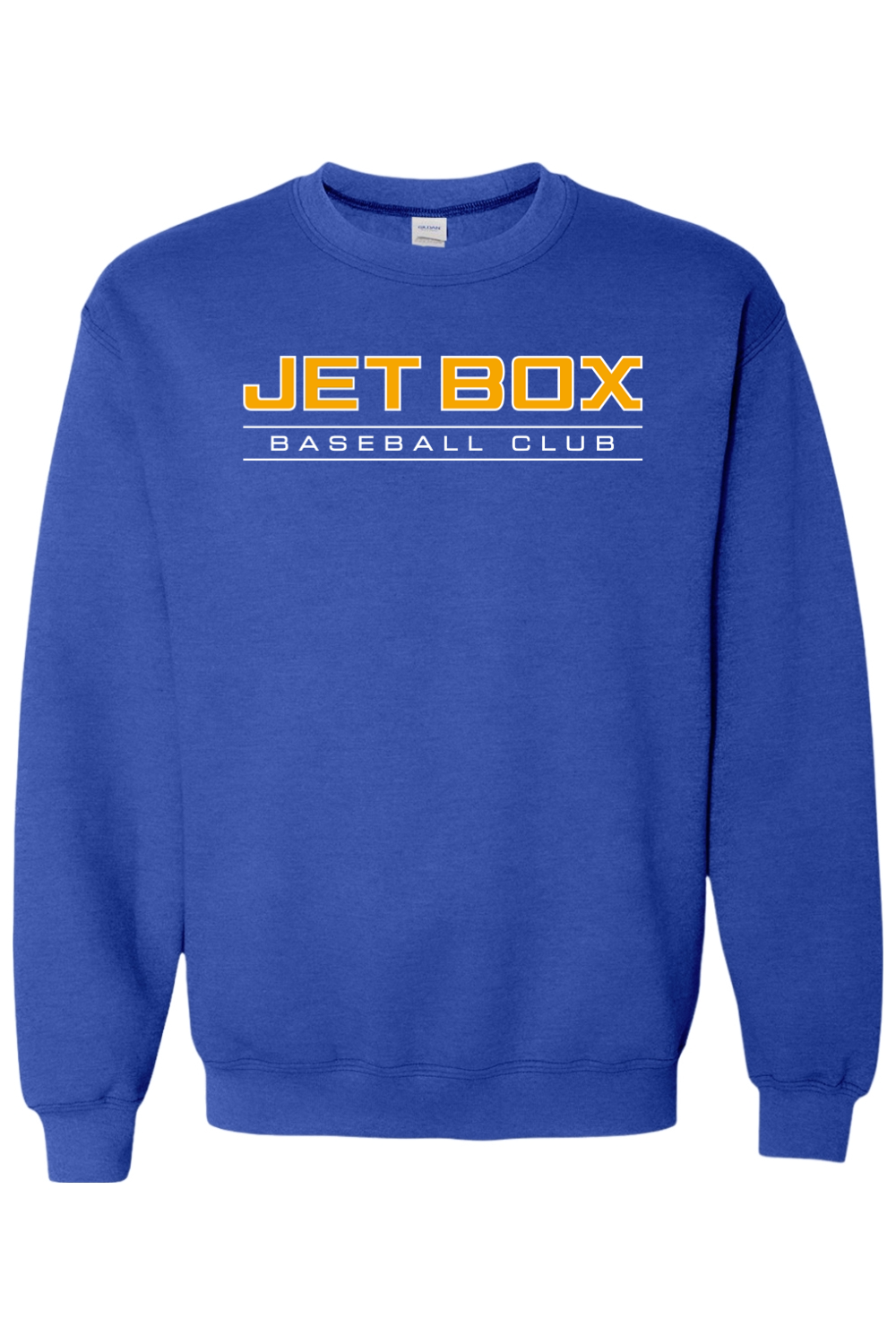 Jet Box Baseball DTF Heavy Blend Crewneck Sweatshirt