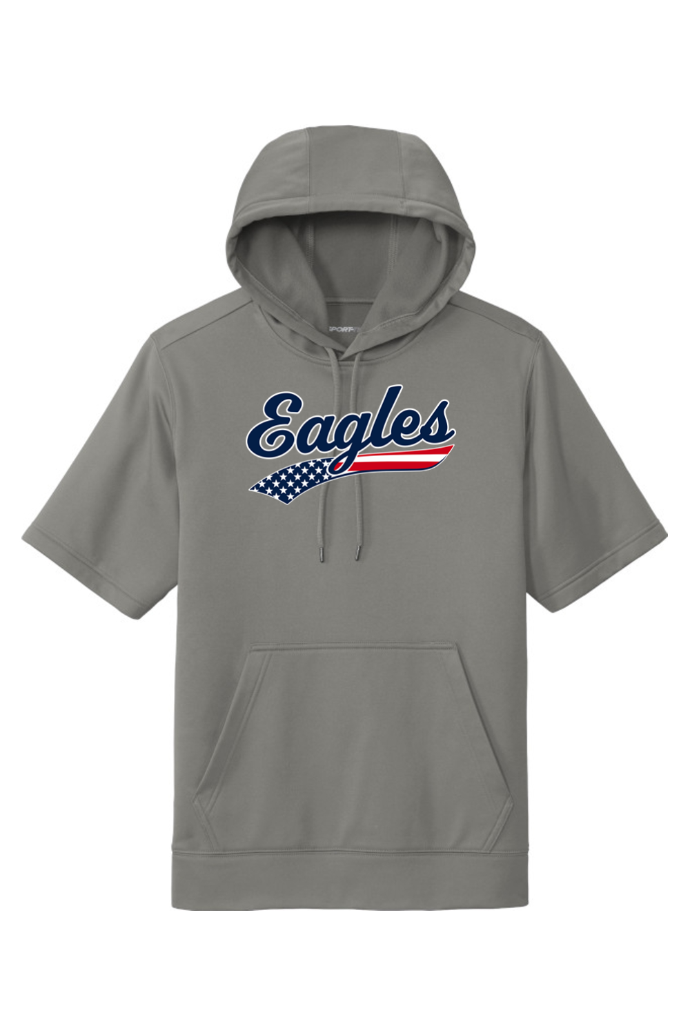 Watervliet Eagles Baseball DTF Fleece Short Sleeve Hooded Pullover